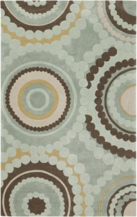 Surya COS-8919 Cosmopolitan Seafoam 5-Feet by 8-Feet Area Rug Surya COS-8919 Cosmopolitan Seafoam 5-Feet by 8-Feet Area Rug