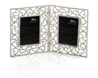Michael Aram Heart Folding Double Mini Frame, 2 x 3 Michael Aram Heart Folding Double Mini Frame, 2 x 3