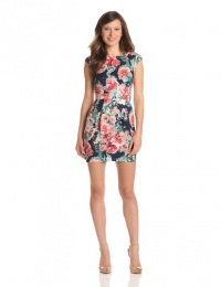 ABS by Allen Schwartz Women's Bow Back Cap Sleeve Dress, Navy, 2 ABS by Allen Schwartz Women's Bow Back Cap Sleeve Dress, Navy, 2