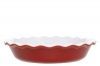 Emile Henry 9-Inch Pie Dish, Cerise Red