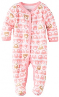 Calvin Klein Baby-girls Newborn Bear Head Print Stretchie Coverall Calvin Klein Baby-girls Newborn Bear Head Print Stretchie Coverall