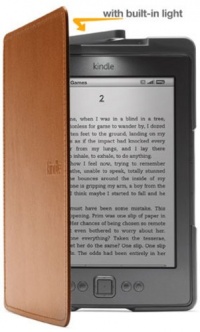 Amazon Kindle Lighted Leather Cover, Saddle Tan (does not fit Kindle Paperwhite, Touch, or Keyboard) Amazon Kindle Lighted Leather Cover, Saddle Tan (does not fit Kindle Paperwhite, Touch, or Keyboard)