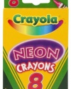 Crayola Neon Crayons, 8 Count