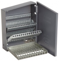 Huot metal drill index for holding sizes #1 to #60 drills Huot metal drill index for holding sizes #1 to #60 drills