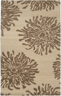 Area Rug 8x11 Rectangle Contemporary Light Brown Color - Surya Bombay Rug from RugPal Area Rug 8x11 Rectangle Contemporary Light Brown Color - Surya Bombay Rug from RugPal