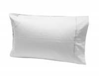 Alok International 500-100164 500 Thread Count Cotton Sateen Pillowcases, Standard, White Alok International 500-100164 500 Thread Count Cotton Sateen Pillowcases, Standard, White