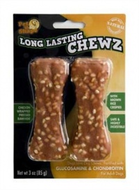 Pet 'n Shape 2-Pack Long Lasting Chewz Dog Treats, 4-Inch, Bone Pet 'n Shape 2-Pack Long Lasting Chewz Dog Treats, 4-Inch, Bone