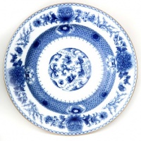 Mottahedeh Imperial Blue Dinner Plate 10.5 In