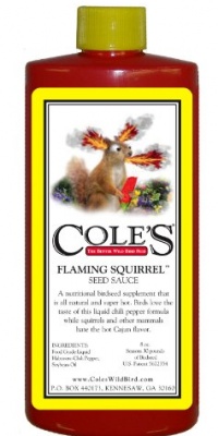 Cole's Wild Bird Products FS08 Flaming Squirrel Seed Sauce, 8-Ounce Cole's Wild Bird Products FS08 Flaming Squirrel Seed Sauce, 8-Ounce