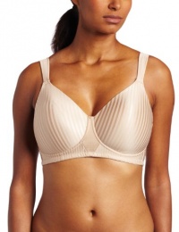 Playtex Women's Secrets Perfectly Smooth Wire Free,Nude Stripe,36C