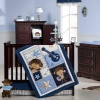 Monkey Rockstar 5 Piece Baby Crib Bedding Set with Bumper by Carters