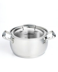Cure what ails you with a serving of fresh, sumptuous soup. This pot's beautiful bell-shaped body, made of durable stainless steel, enhances heat and moisture circulation for extraordinary results. Limited lifetime warranty. (Clearance) Cure what ails you with a serving of fresh, sumptuous soup. This pot's beautiful bell-shaped body, made of durable stainless steel, enhances heat and moisture circulation for extraordinary results. Limited lifetime warranty. (Clearance)