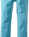 True Religion Girls 7-16 Casey Super Skinny Pigment Overdye, Turquoise, 14