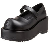 Demonia By Pleaser Women's Dolly-01 Mary Jane Flat Demonia By Pleaser Women's Dolly-01 Mary Jane Flat