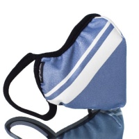VOGMASK Blue Grey Stripe Microfiber Filtering Mask: Dust mask for germs, dust, smoke, ash, pollen, pollution, cycling, woodworking, or anonymity VOGMASK Blue Grey Stripe Microfiber Filtering Mask: Dust mask for germs, dust, smoke, ash, pollen, pollution, cycling, woodworking, or anonymity