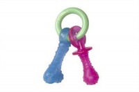 Nylabone Puppy Teething Pacifier Chew Toy, Extra-Small for Puppies up to 15lbs Nylabone Puppy Teething Pacifier Chew Toy, Extra-Small for Puppies up to 15lbs