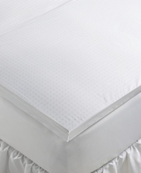 Dream peacefully with this three piece latex comfort topper from Sealy®, featuring three layers of ventilated latex foam and a pure 230-thread count cotton cover for superior relaxation. Dream peacefully with this three piece latex comfort topper from Sealy®, featuring three layers of ventilated latex foam and a pure 230-thread count cotton cover for superior relaxation.