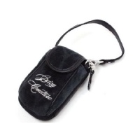 Juicy Couture Heart Jacquard Multi-Function Case,Black,one size Juicy Couture Heart Jacquard Multi-Function Case,Black,one size