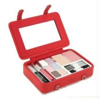 Clarins Travel Vanity Collection: Powder Compact + Blush + 6x Eye Shadows + Mascara + Lip Gloss + 2x Applicator - Clarins Travel Vanity Collection: Powder Compact + Blush + 6x Eye Shadows + Mascara + Lip Gloss + 2x Applicator -