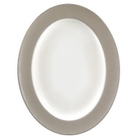 Monique Lhuillier for Royal Doulton Femme Fatale 13-1/2-Inch Platter, Medium Monique Lhuillier for Royal Doulton Femme Fatale 13-1/2-Inch Platter, Medium