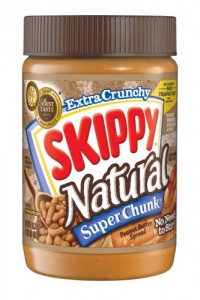 Skippy Peanut Butter, Natural Super Chunk, 15-Ounce Jars (Pack of 6)