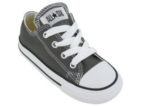 Converse Toddler/Youth Allstar Low Chuck Taylor Shoes in Charcoal, Size: 9 Toddler, Color: Charcoal Converse Toddler/Youth Allstar Low Chuck Taylor Shoes in Charcoal, Size: 9 Toddler, Color: Charcoal