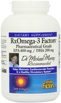 Natural Factors Rxomega-3 Factors Softgels, 240-Count Natural Factors Rxomega-3 Factors Softgels, 240-Count