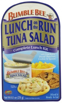 Bumble Bee Foods Lunch On The Run Tuna Salad Kit, 8.1-Ounce Packages (Pack of 8)