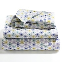 Summersweet duvet sets come with one duvet and two standard shams. It coordinates with the Radiant Printed Sheet sets. Sets include flat sheet, fitted sheet, and two standard cases. Twin sets come with one case and King sets come with King cases. Summersweet duvet sets come with one duvet and two standard shams. It coordinates with the Radiant Printed Sheet sets. Sets include flat sheet, fitted sheet, and two standard cases. Twin sets come with one case and King sets come with King cases.