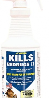JT Eaton 207-W Water Based Bedbug Spray with Sprayer Attachment, 1-Quart JT Eaton 207-W Water Based Bedbug Spray with Sprayer Attachment, 1-Quart