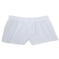 Seersucker Set Sail Blue Stripe Cotton Boxer Shorts Seersucker Set Sail Blue Stripe Cotton Boxer Shorts