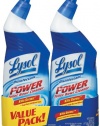 Lysol Toilet Bowl Cleaner, Twin Banded Pack, 48 Ounce