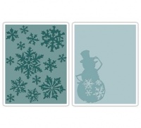 Sizzix 656944 Texture Fades Embossing 2 Folders Sizzix 656944 Texture Fades Embossing 2 Folders