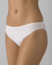 For over 120 years, HANRO of Switzerland has been the leader in luxurious intimate apparel distinguished by uncompromised quality and style, exquisite fabrics, and exceptional comfort. Hanro cotton sensation bikini defines European luxury comfort. Comfortable cotton blend bikini with gusset. Style #1323 For over 120 years, HANRO of Switzerland has been the leader in luxurious intimate apparel distinguished by uncompromised quality and style, exquisite fabrics, and exceptional comfort. Hanro cotton sensation bikini defines European luxury comfort. Comfortable cotton blend bikini with gusset. Style #1323
