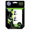 HP No. 61 Ink Cartridge,Twin Pack, Black