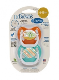 Dr. Brown's PreVent Design Pacifier, Neutral, Stage 2,  6-18 Months
