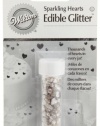 Wilton Edible Glitter, Silver Hearts