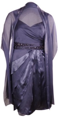 Flutter Short Dress with Beaded Waist Flutter Short Dress with Beaded Waist