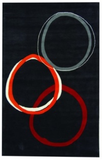 Safavieh Soho Collection Soh306a Handmade New Zealand Wool Area Rug, 5-Feet by 8-Feet, Charcoal Safavieh Soho Collection Soh306a Handmade New Zealand Wool Area Rug, 5-Feet by 8-Feet, Charcoal