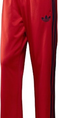 Adidas Originals Men's Firebird Track Pants-Red/Navy Adidas Originals Men's Firebird Track Pants-Red/Navy
