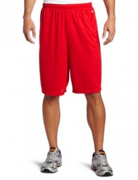 Mj Soffe Men's Extra Long Poly Closed Hole Mesh Short Mj Soffe Men's Extra Long Poly Closed Hole Mesh Short