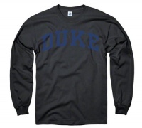 Duke Blue Devils Black Arch Long Sleeve T-Shirt Duke Blue Devils Black Arch Long Sleeve T-Shirt