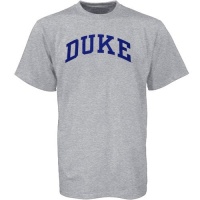NCAA Duke Blue Devils Ash Arched T-shirt NCAA Duke Blue Devils Ash Arched T-shirt
