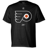 NHL Reebok Philadelphia Flyers Youth Black Primary Logo T-shirt NHL Reebok Philadelphia Flyers Youth Black Primary Logo T-shirt