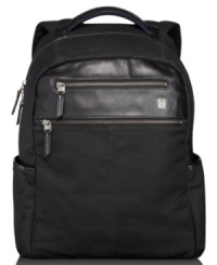 Vintage elements, artisan detailing and casual styling are combined in this large brief pack from Tumi as part of a contemporary collection of utilitarian day bags for your sophisticated style. Vintage elements, artisan detailing and casual styling are combined in this large brief pack from Tumi as part of a contemporary collection of utilitarian day bags for your sophisticated style.