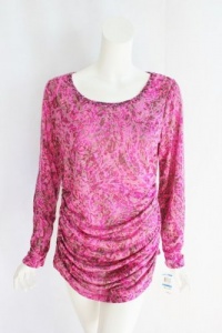 INC International Concepts Womens Splatter Paisley Mod Burnout Top PS INC International Concepts Womens Splatter Paisley Mod Burnout Top PS