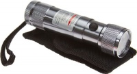 SE FL3092T 8 Led Flashlight and Laser, Silver SE FL3092T 8 Led Flashlight and Laser, Silver