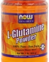 NOW Foods L-Glutamine Pure Powder, 1-Pound