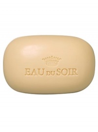 Prolonging the voluptuous aura of Eau du Soir, this perfumed soap intensifies the Eau de Parfum's floral-chypre notes: Its fine-textured, creamy lather perfectly cleanses the skin and leaves it feeling fresh and soft. The fine, compact paste and high fragrance concentration ensure maximum product life span. 3.5 oz. Prolonging the voluptuous aura of Eau du Soir, this perfumed soap intensifies the Eau de Parfum's floral-chypre notes: Its fine-textured, creamy lather perfectly cleanses the skin and leaves it feeling fresh and soft. The fine, compact paste and high fragrance concentration ensure maximum product life span. 3.5 oz.