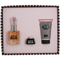 JUICY COUTURE by Juicy Couture Gift Set for WOMEN: EAU DE PARFUM SPRAY 1 OZ & BODY SORBET 1.7 OZ & EAU DE PARFUM .17 OZ MINI